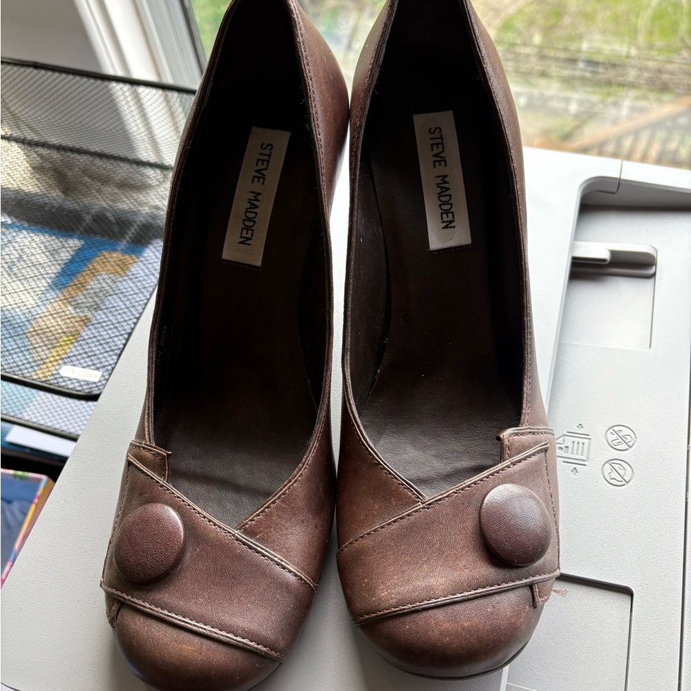 Steve Madden Chocolate Brown Heels